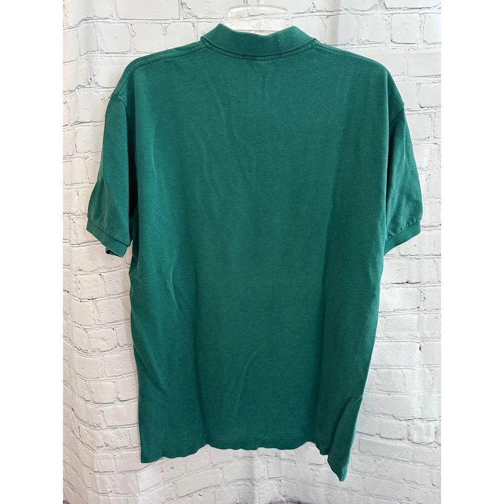 Polo Ralph Lauren Green Polo Shirt Classic Fit Short Sleeve Casual L